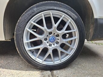 Alu kola R18 5x120 Aluett + letní pneu 225/45/18 Continental - 3