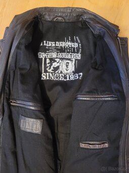 Kožená bunda parka vel.XL - 3