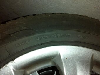 Alu kola 17'' + zimní pneu 225/65 R17 M+S – 5×112d - 3