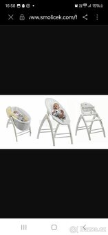 Dětská jídelní židlička,postýlka - 3