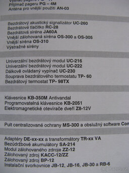 katalog elektr. zabezpečení Jablotron - 3