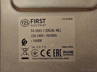 Elektrická trouba mobilní - 3