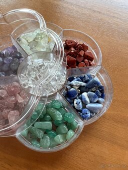 Sada krystalků s otvorem pro navlékání - 3