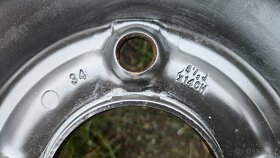 Peugeot 206 letní kola 185/60R14 disky 5,5Jx14 4x108 ET34 - 3