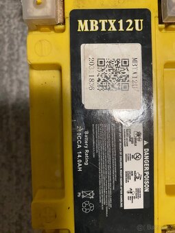 Motobaterie MOTOBATT MBTX12U 14 Ah - 3