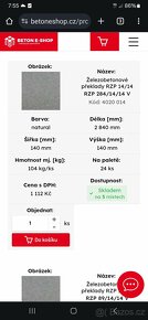 Betonový překlad - 3