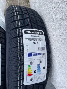 Nové pneu zimní + disky - 4x Barum Polaris 5 184/65 R15 - 3