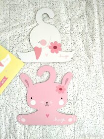Nové 2 ramínka věčáčky na šaty kočička labuť Little Lovely - 3