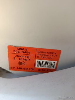 Autosedačka Britax romer - 3