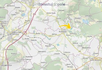 Prodej louky v k.ú. Branžež a Suhrovice - 3