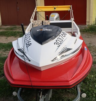 Prodám laminátový člun, viz foto - 3