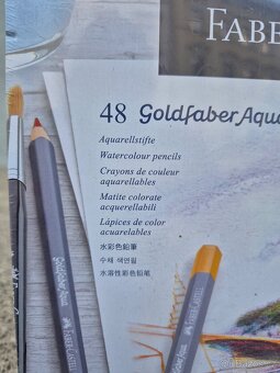 Akvarelové pastelky 48 barev Faber-Castell Goldfaber Aqua - 3