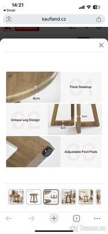 Jídelní kulatý stůl 80cm - 3