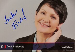 Prodám autogramy /karty reporterů ČT - 3