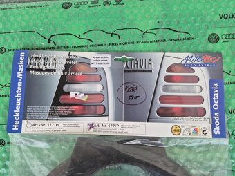 Milotec 177P kryty zadních světel černé pro lak Škoda Octavi - 3