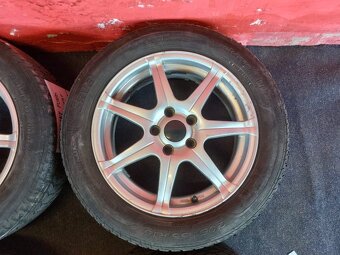 ALU disky 5x108 R16 se zimními pneu 205/55 R16 - 3