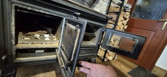 Litinová kamna, sporák s troubou, TITAN - 3