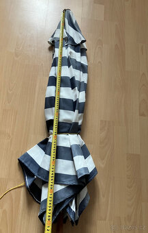 Slunečník průměr 160cm výška 200cm použitý - 3