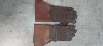 Moto kožené rukavice-retro,veterán - 3