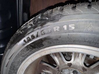 Michelin Alpin A4 zimni Nove 185/60 R15 + alu disky - 3