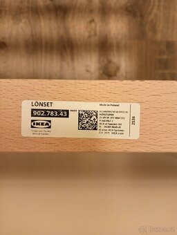 Bílá postel s kvalitním roštem 90x200 cm - 3