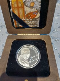 stříbrné mince zberatelská minca Josef Čapek - 3