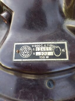 Historický vysavač Elektro Praga. - 3