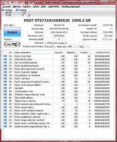 HDD 2,5" HGST 1TB 7200 5400 externí box USB 2.0 - 3