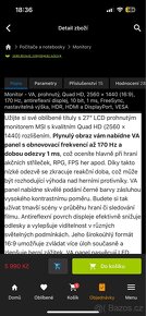 Herní monitor - 27" MSI G271CQP E2 - 3