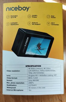 Prodám akční kameru Niceboy Vega 11 Vision - 3