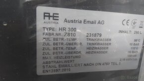AUSTRIA EMAIL HR 300 nepřímotopný zásobník 300l, 1 výměník, - 3