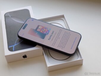 Apple iPhone 16 Pro 128GB Černý titan - ZÁRUKA - 100% BATER. - 3