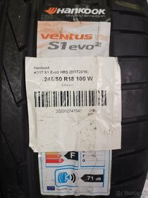 245/50 R18 Hankook K117 S1 EVO2 // nová pneu - 3