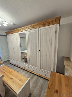 Celodřevěná ložnice Postel s úložným prostorem - 3