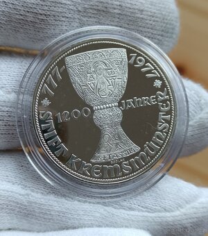 AG 100 Schilling - Rakousko - Proof provedení 1977 - 3