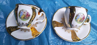 Šálky s podšálkem Bernadotte + cukřenka s víčkem a lžičkou - 3