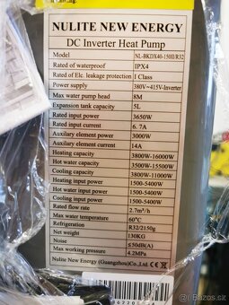 Tepelne Cerpadlo Nulite NL-BKDX40-150 - R32 - 3