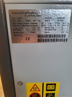Šroubový kompresor Atlas copco - 3
