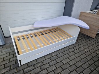 Dětská postýlka s úložným šuplíkem - postel - dětský pokoj - 3