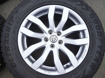 Alu disky Volkswagen Touareg, 18", 5x112,ET 25, zimní sada - 3