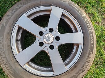 Dezent TD Graphite 5x112, 7x16, ET40, zimní 205/60/16 - 3