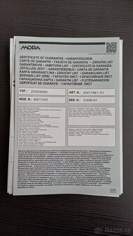 Mora skŕiňová mraznička Mod.n.MS734W - 3