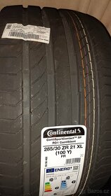Prodám nové letní pneu  Continental  285/30 zr21 - 3