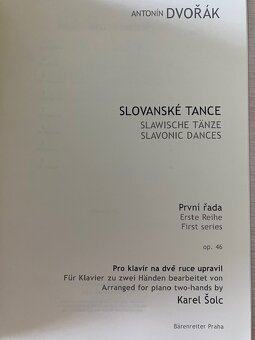 Noty Dvořák- Slovanské tance - 3