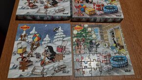 Puzzle Krteček a Vánoce; Krteček a Zima - 3
