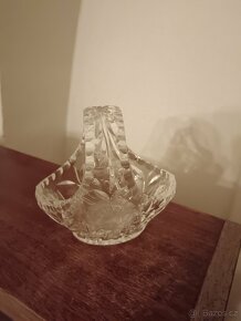 Košíček z broušeného skla - 3