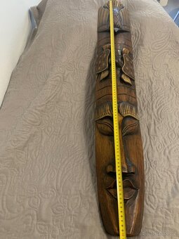 Dřevěná maska 100cm - Indonésie - 3
