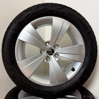 ŠKODA SUPERB III 3 5x112 R17 ET41+LETNÍ 215/55R17 6,5mm - 3