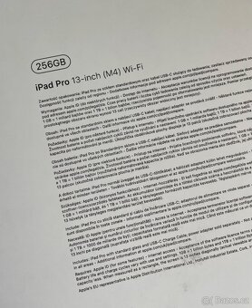 NOVÝ Apple iPad Pro 13" M4 WiFi 256GB Space Black - 3