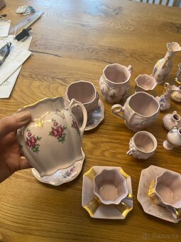 Růžový porcelán H&C, Rosa Chodov, 32ks - 3